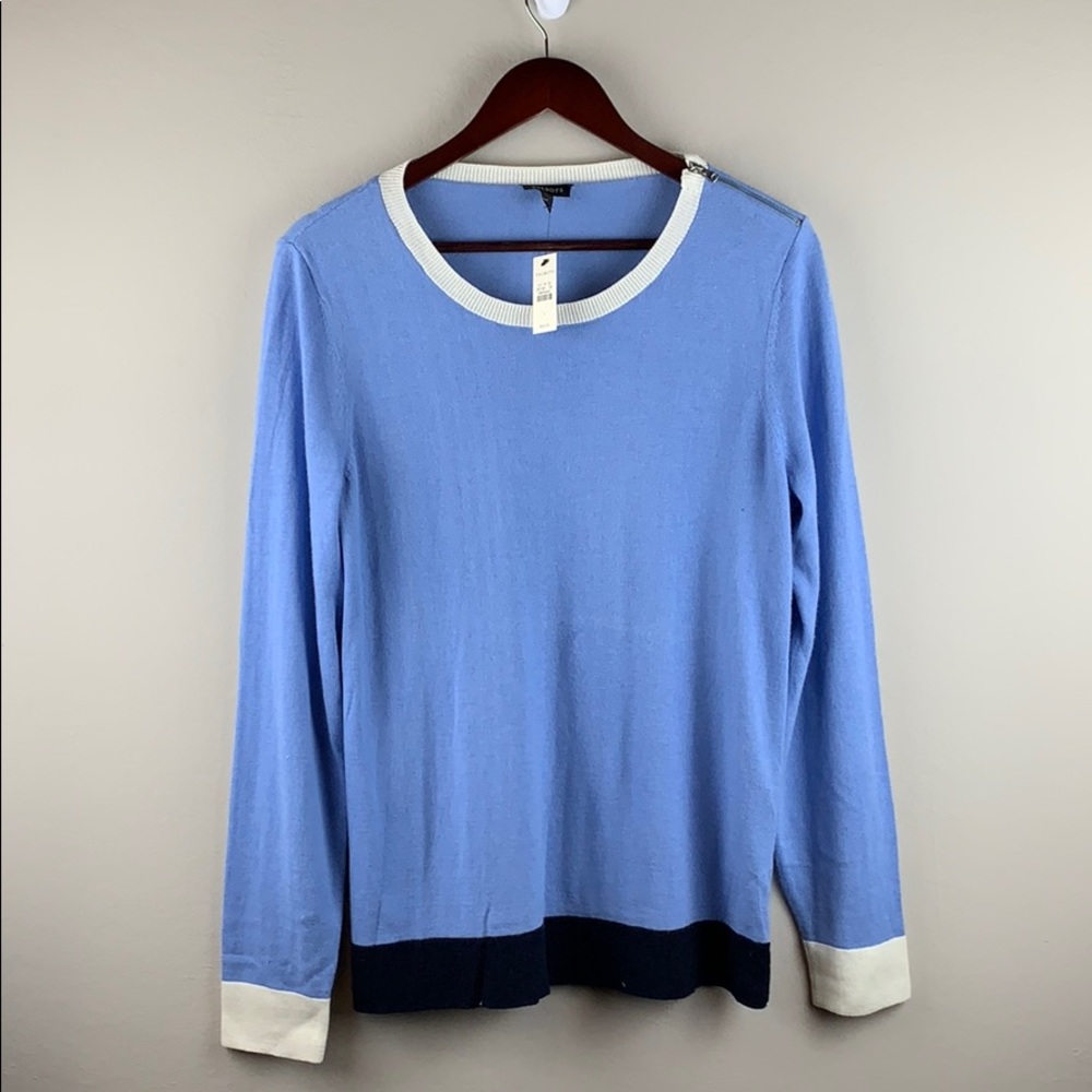 Talbots Blue Top